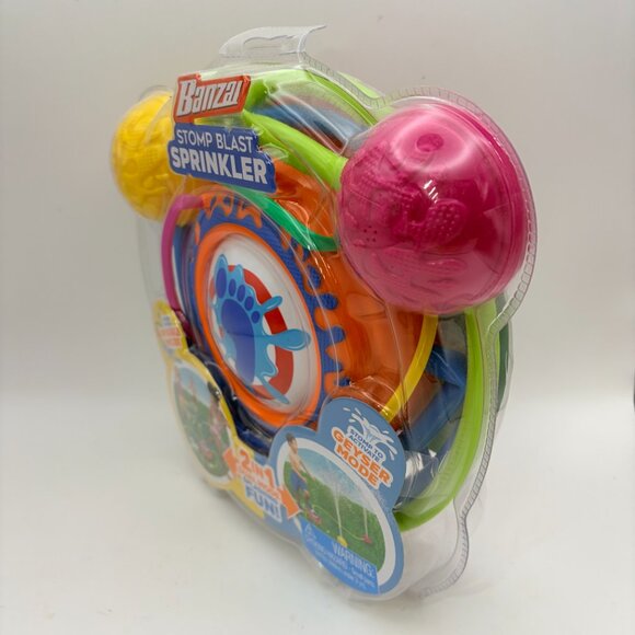 Banzai Stomp Blast Sprinkler: PVC Play Toy for Kids, Ages 3 and Up - Picture 5 of 7